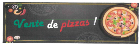 Hand : Vente de pizzas